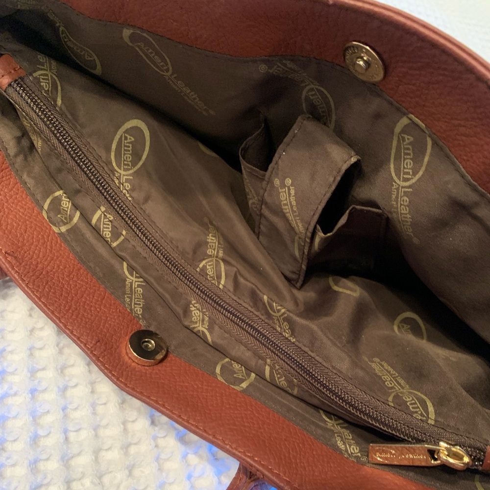 Ameri Leather Hand Bag. Med Size - image 2